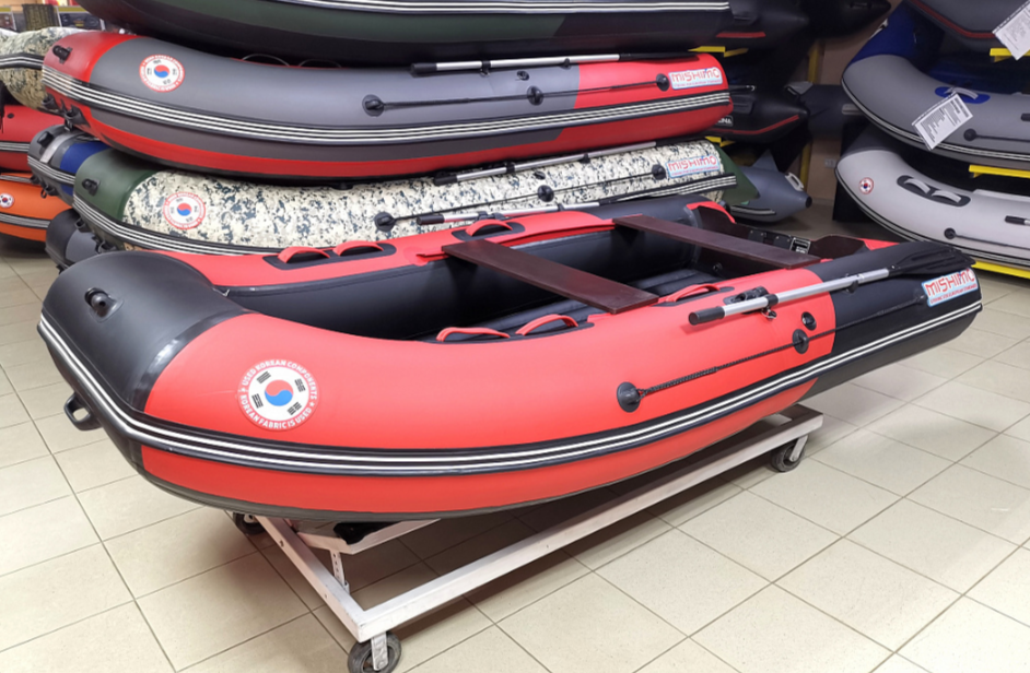 КОМПЛЕКТ Лодка MISHIMO PRO 350 + ЛОДОЧНЫЙ МОТОР MARLIN MP 9.9 (20) AMHS PRO в Нижнем Тагиле