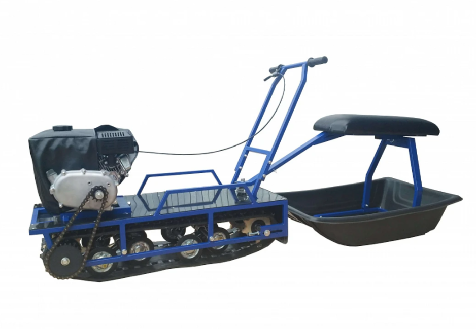 Мотобуксировщик Альбатрос-L 9 с фарой в Нижнем Тагиле