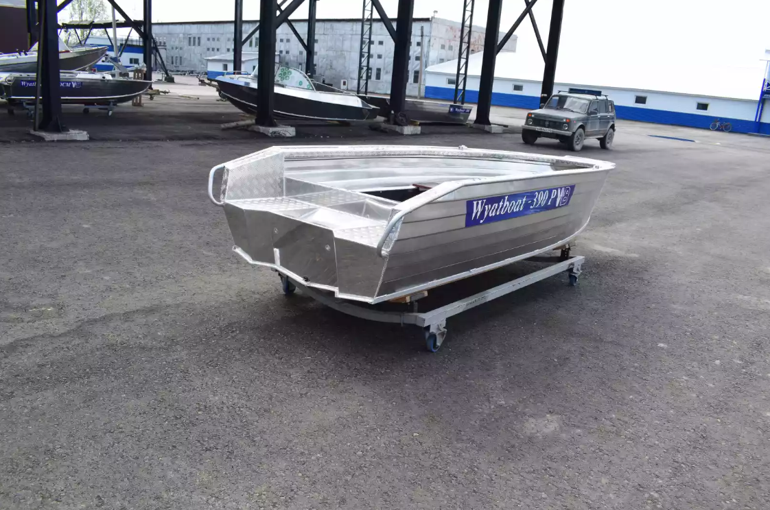 Алюминиевая лодка Wyatboat-390Р Увеличенный борт в Нижнем Тагиле