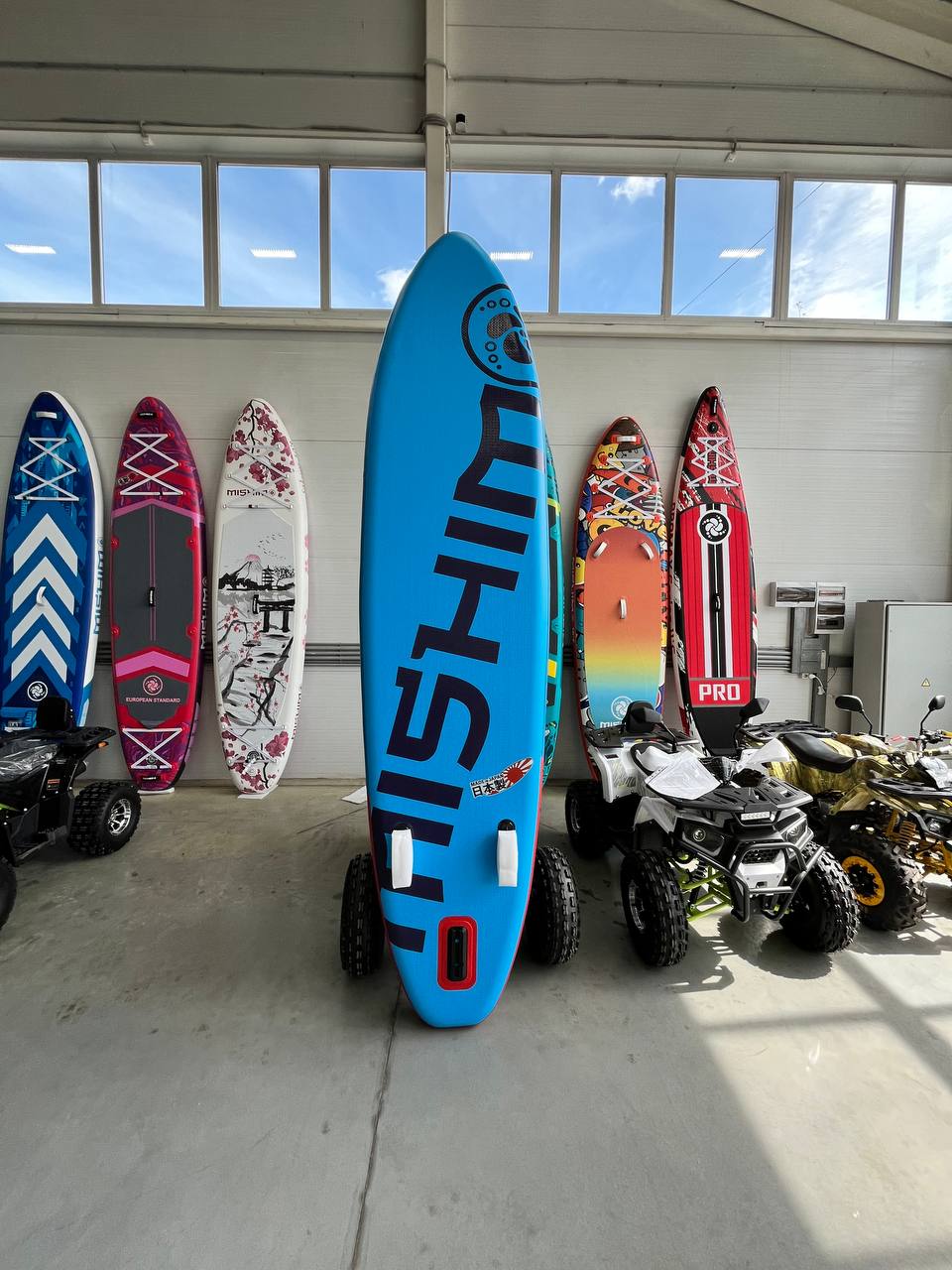 SUP (САП) Доска MISHIMO FLY AIR BLUE 10,8’ (330см) в Нижнем Тагиле
