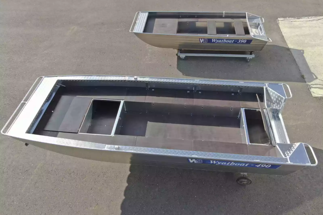 Алюминиевая лодка Wyatboat-490 Jonboat в Нижнем Тагиле