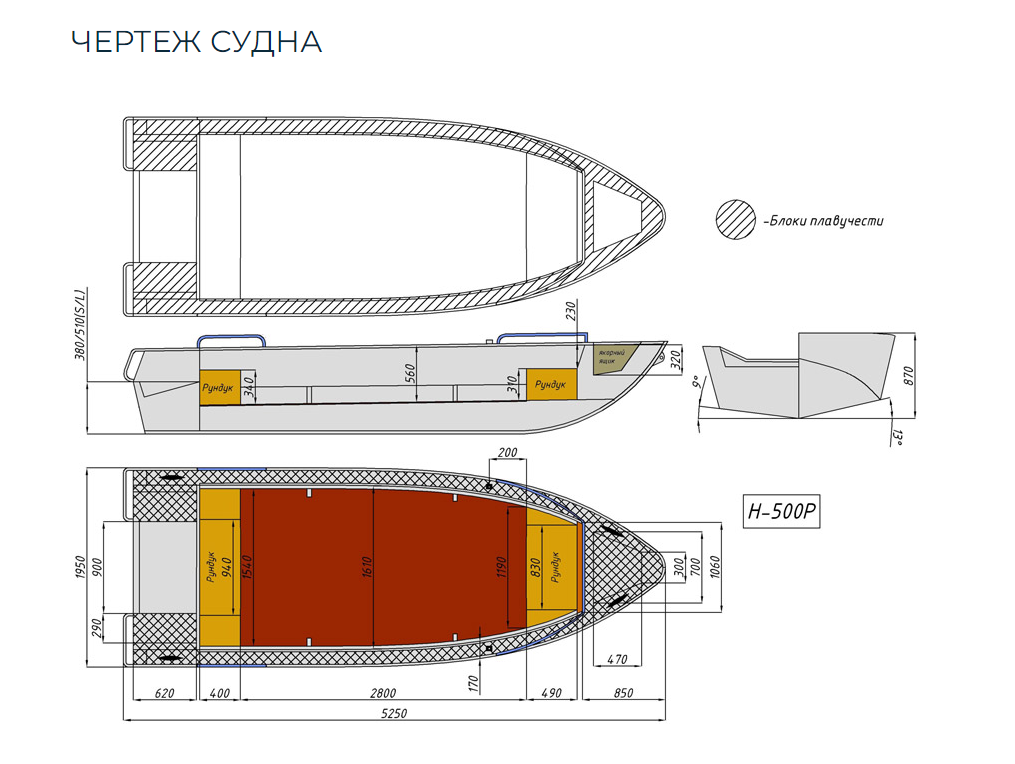 Алюминиевая лодка Неман-500 P в Нижнем Тагиле