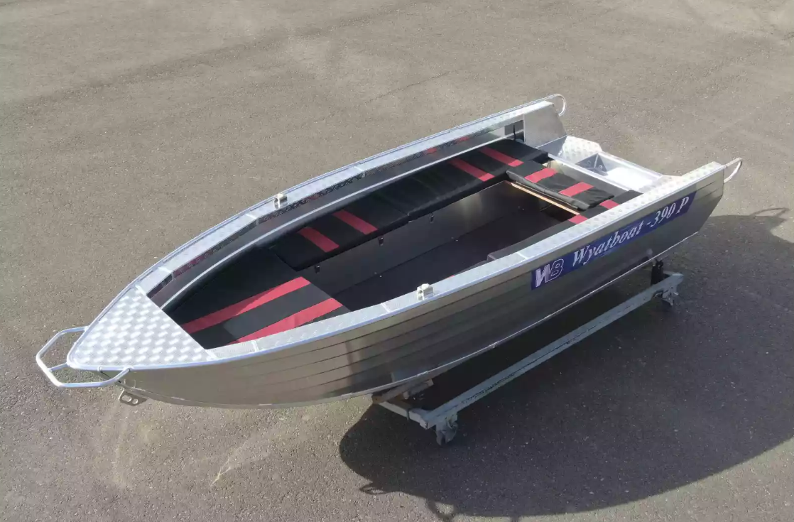 Алюминиевая лодка Wyatboat-390РМ увеличенный борт в Нижнем Тагиле