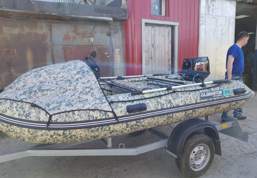 НАДУВНАЯ ЛОДКА GLADIATOR C370AL в Нижнем Тагиле
