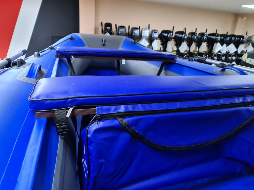 КОМПЛЕКТ МЯГКИХ НАКЛАДОК С СУМКОЙ ДЛЯ ЛОДОК 90Х20 СИНИЙ в Нижнем Тагиле