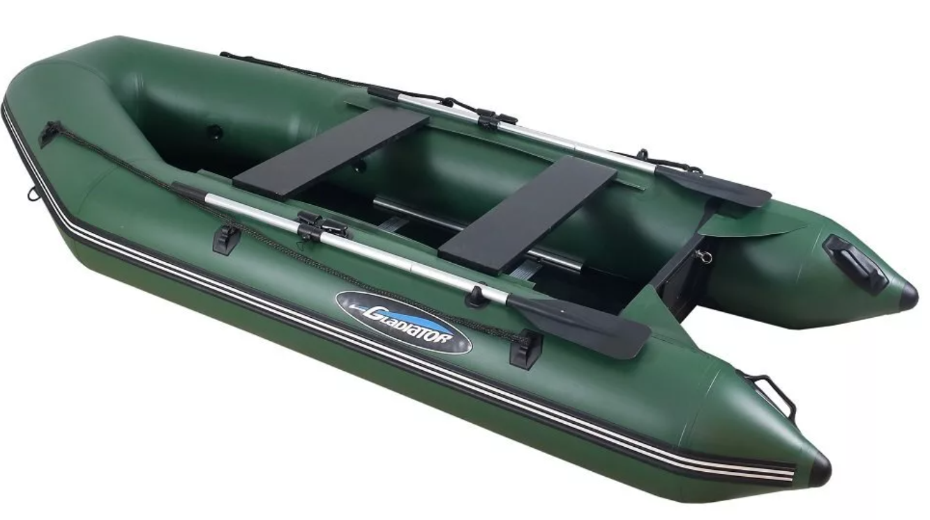 МОТОРНО-ГРЕБНАЯ ЛОДКА ПВХ GLADIATOR A 280 ТК С ФАНЕРНЫМ ДНОМ в Нижнем Тагиле