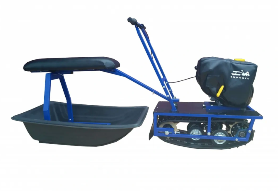 Мини-мотобуксировщик Альбатрос-М с фарой в Нижнем Тагиле