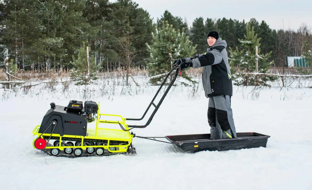 Мотобуксировщик Бурлак ХОЗЯИН-1 (капот металл) в Нижнем Тагиле