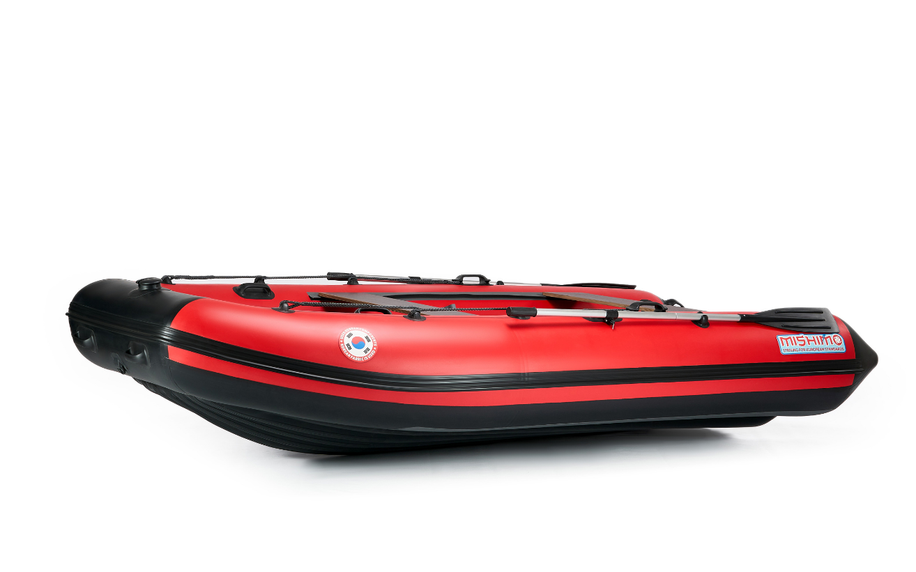 КОМПЛЕКТ ЛОДКА MISHIMO RAPID 380 PRO+ ЛОДОЧНЫЙ МОТОР MARLIN MP 9.9 (20) AMHS PROLINE FORCE в Нижнем Тагиле