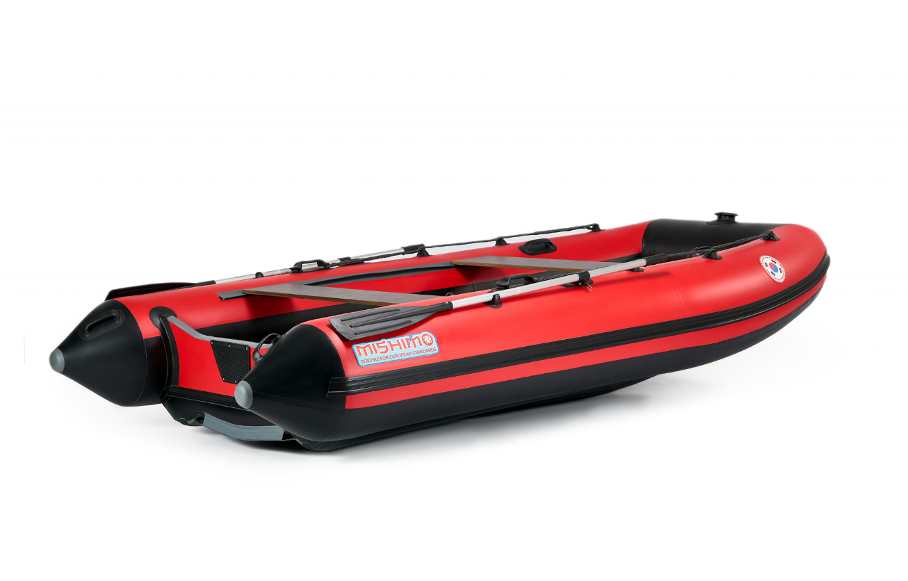 КОМПЛЕКТ ЛОДКА MISHIMO RAPID 380 + ЛОДОЧНЫЙ МОТОР MARLIN MP 9.9 (20) AMHS PROLINE FORCE в Нижнем Тагиле