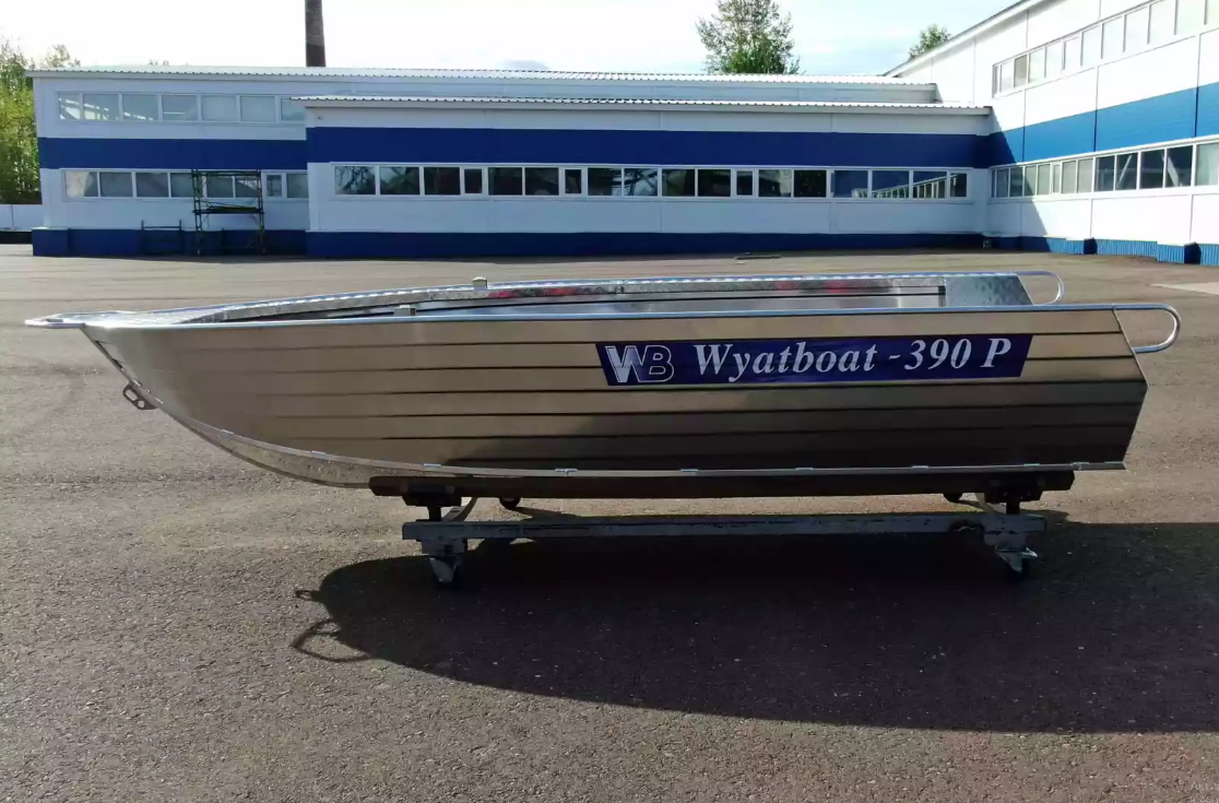 Алюминиевая лодка Wyatboat-390РМ увеличенный борт в Нижнем Тагиле