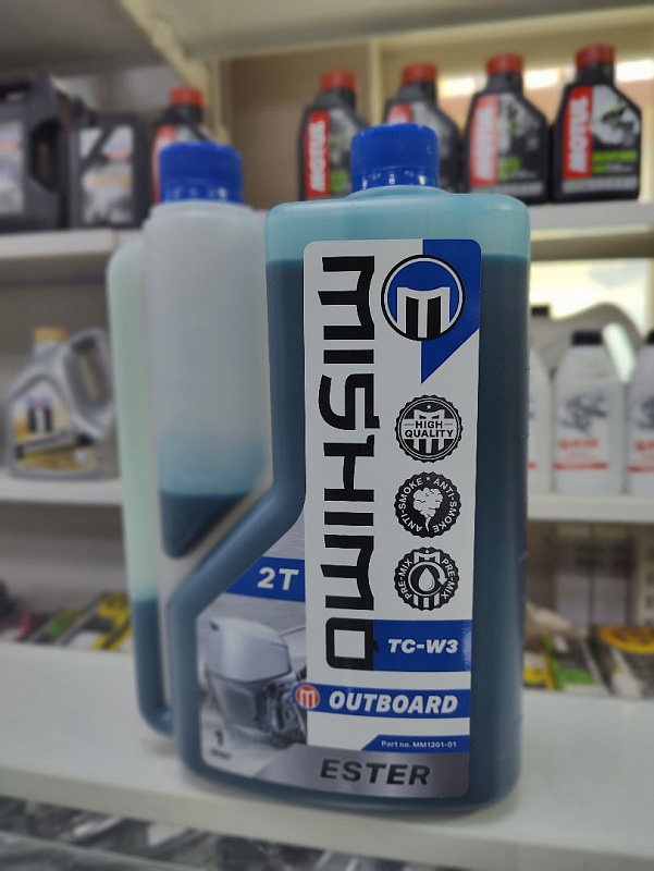 Масло MISHIMO 2T OUTBOARD (ESTER) полусинтетика 1 л в Нижнем Тагиле