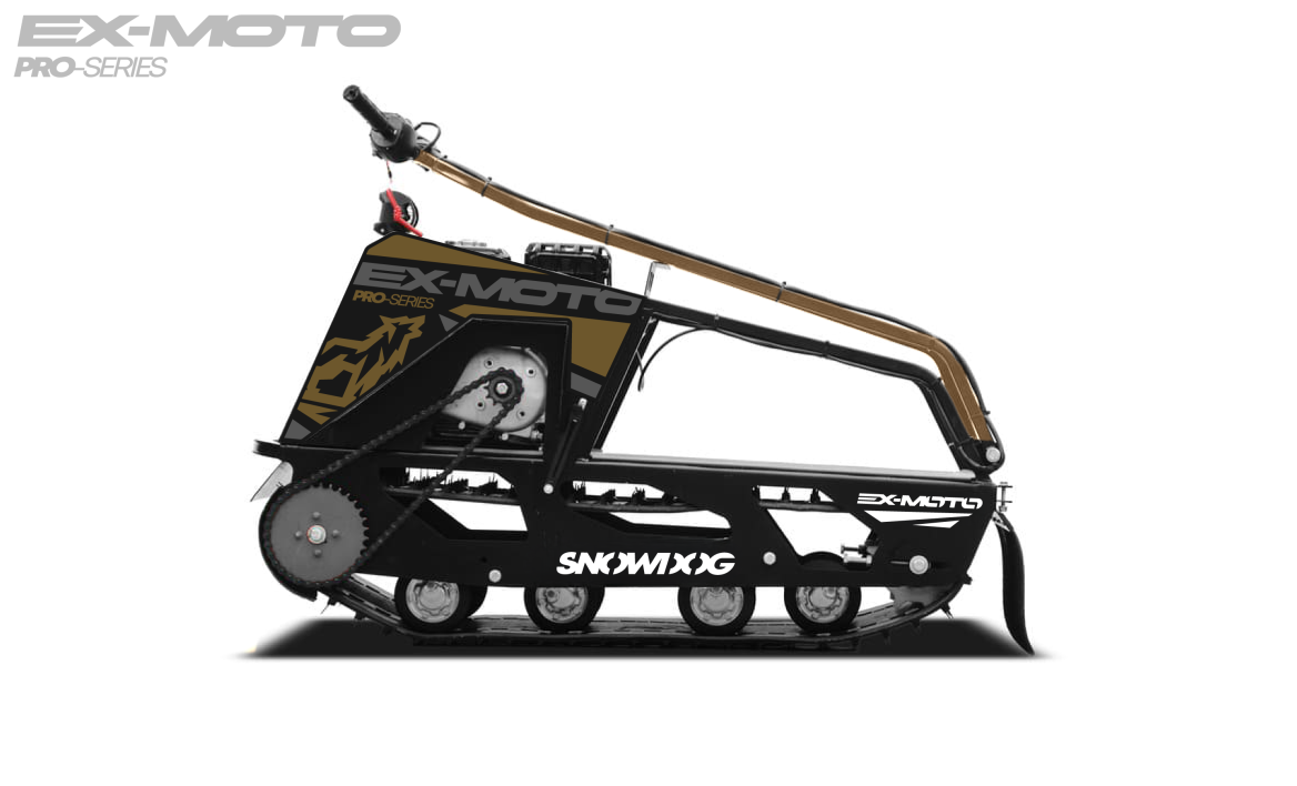 Мотобуксировщик EX-MOTO SNOWDOG S380 8л.с. в Нижнем Тагиле