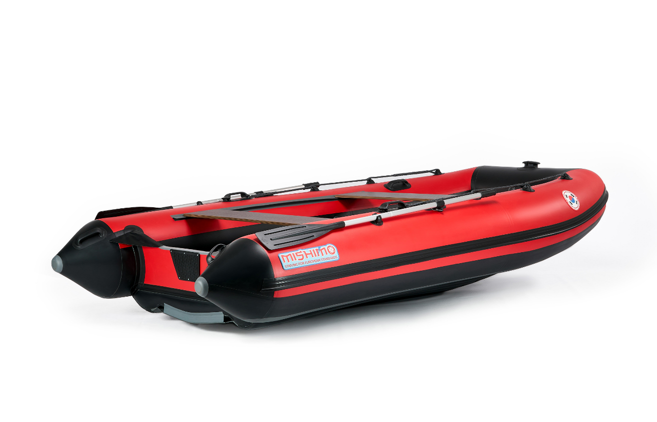 КОМПЛЕКТ ЛОДКА MISHIMO RAPID 380 PRO+ ЛОДОЧНЫЙ МОТОР MARLIN MP 9.9 (20) AMHS PROLINE FORCE в Нижнем Тагиле