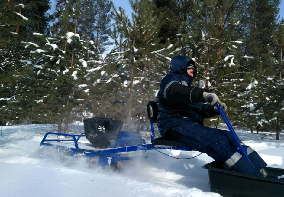 Мотобуксировщик толкач Альбатрос-XL8 с модулем. Без фары, склизы в Нижнем Тагиле