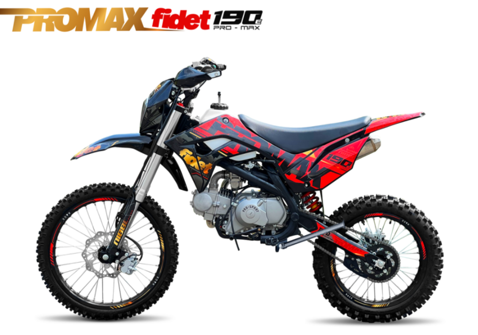Мотоцикл (питбайк) PROMAX FIDET (ФАЙДЕТ) 190E MAX PRO LUX 19/16 в Нижнем Тагиле