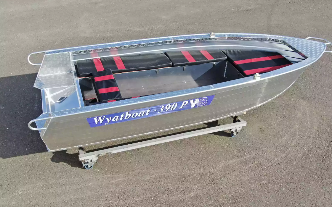 Алюминиевая лодка Wyatboat-390РМ увеличенный борт в Нижнем Тагиле