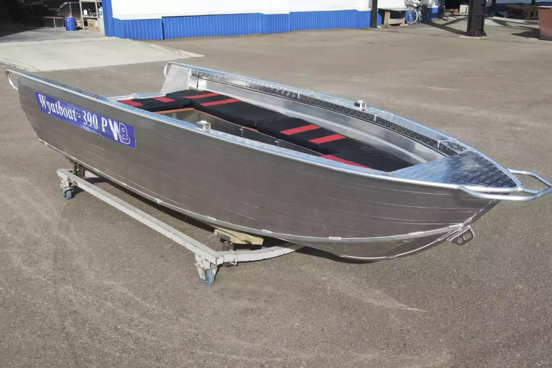 Алюминиевая лодка Wyatboat-390РМ увеличенный борт в Нижнем Тагиле