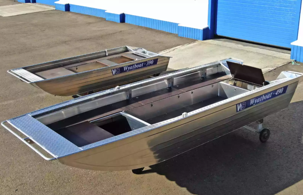 Алюминиевая лодка Wyatboat-490 Jonboat в Нижнем Тагиле