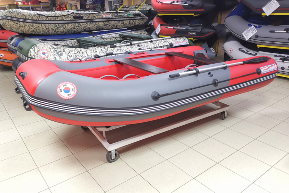 КОМПЛЕКТ Лодка MISHIMO PRO 350 + ЛОДОЧНЫЙ МОТОР MARLIN MP 9.9 (20) AMHS PRO в Нижнем Тагиле