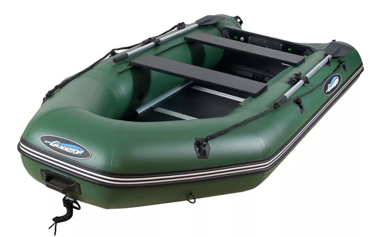 МОТОРНО-ГРЕБНАЯ ЛОДКА ПВХ GLADIATOR A 280 ТК С ФАНЕРНЫМ ДНОМ в Нижнем Тагиле
