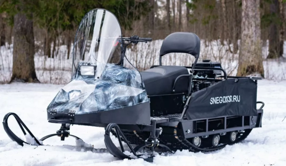 Миниснегоход Егерь Экспедитор 20 л.с. , реверс, тормоз, капот белый в Нижнем Тагиле