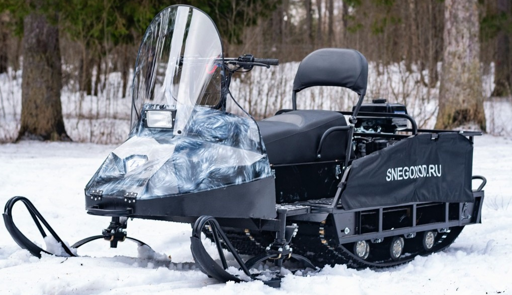 Миниснегоход Бурлак Егерь Экспедитор 15 л.с. , реверс, тормоз, капот белый в Нижнем Тагиле