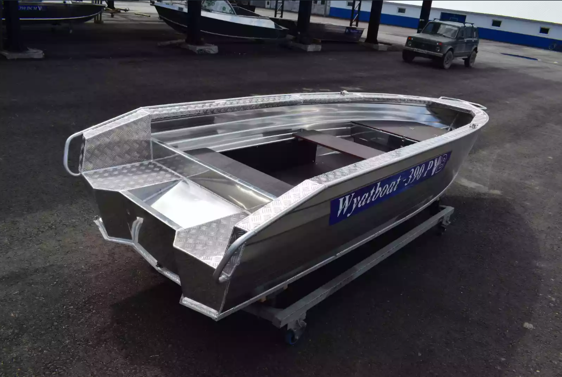 Алюминиевая лодка Wyatboat-390Р Увеличенный борт в Нижнем Тагиле