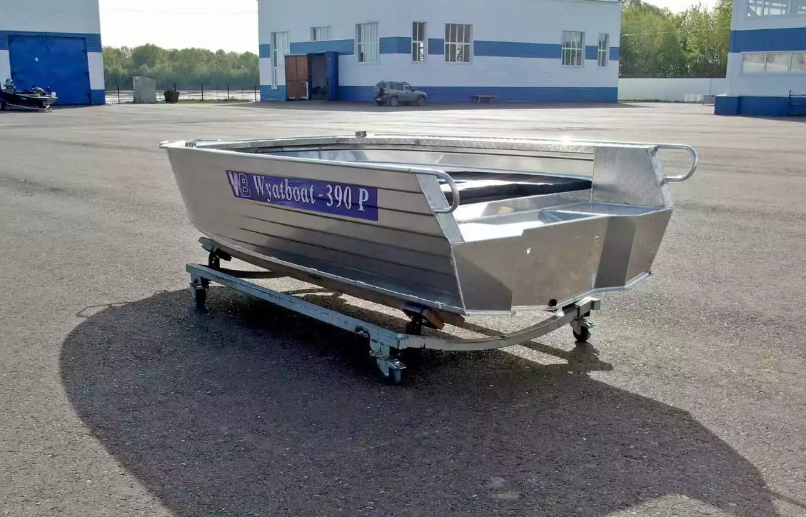 Алюминиевая лодка Wyatboat-390РМ увеличенный борт в Нижнем Тагиле