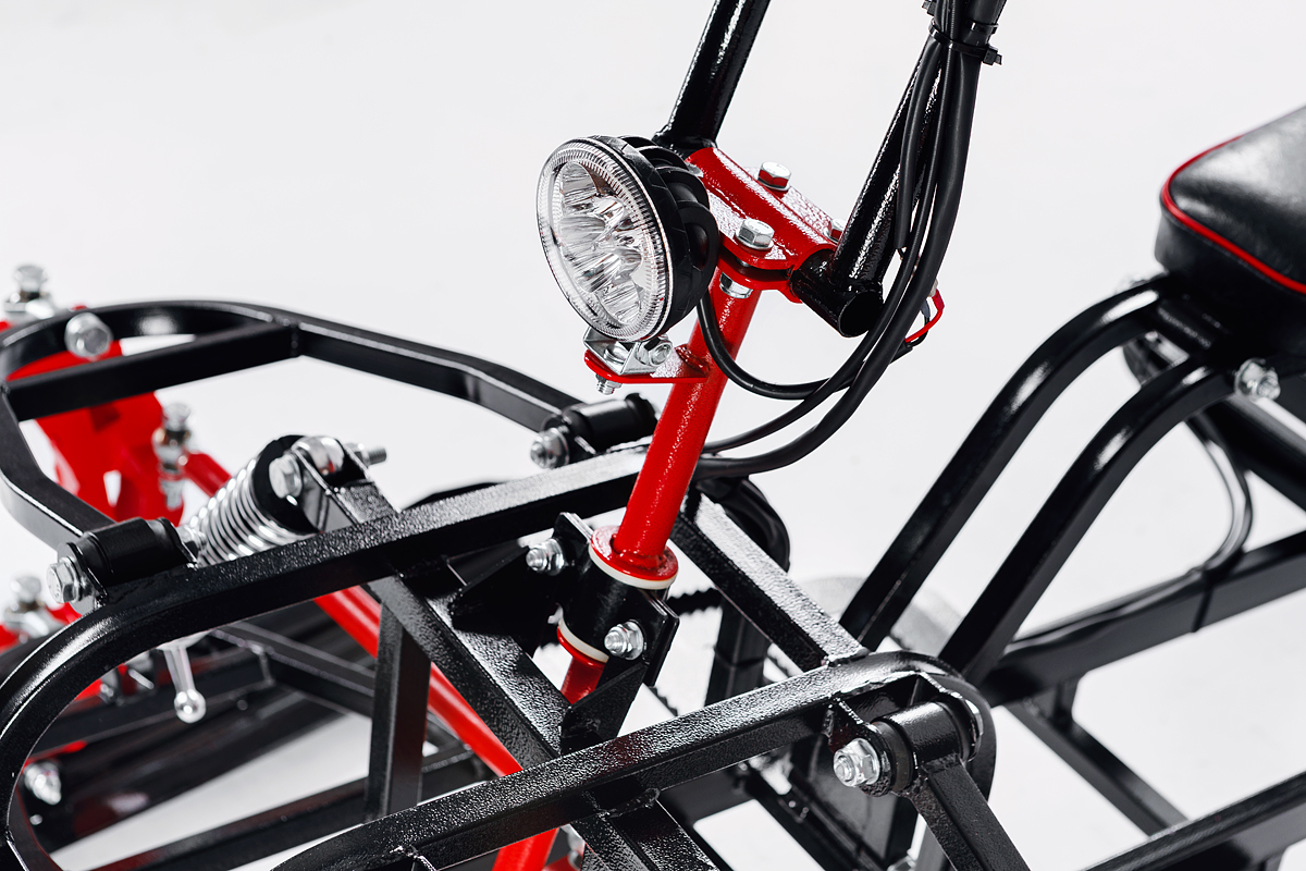 Лыжный модуль IKUDZO TERRAIN с подогревом ручек металлические лыжи в Нижнем Тагиле