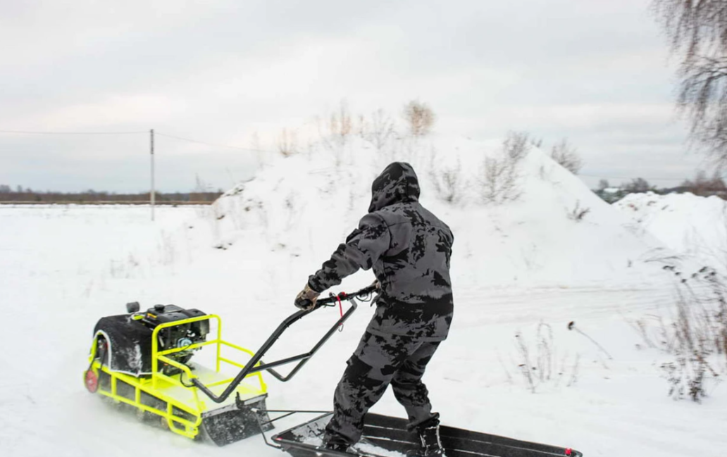 Мотобуксировщик Бурлак ХОЗЯИН-1 (капот металл) в Нижнем Тагиле