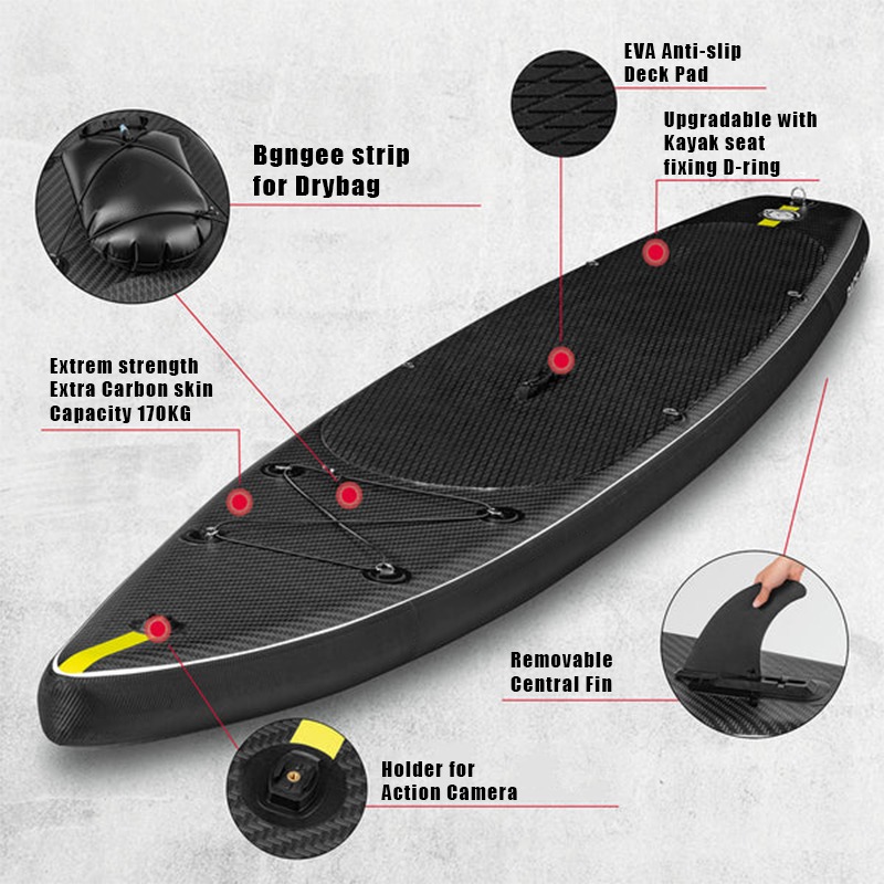 SUP (САП) ДОСКА MISHIMO CARBON DARKSIDE 11’ (335СМ) в Нижнем Тагиле