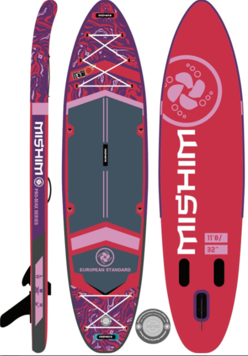 SUP (САП) Доска MISHIMO PRO-MAX Viva Magenta 10.8’ (330см) в Нижнем Тагиле