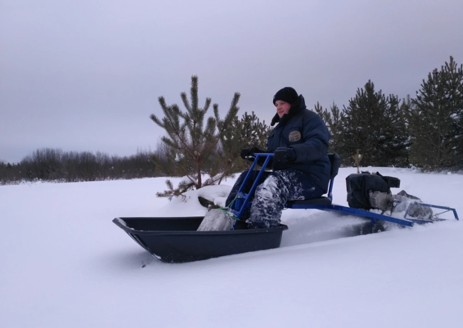 Мотобуксировщик толкач Альбатрос-XL8 с модулем. Без фары, склизы в Нижнем Тагиле
