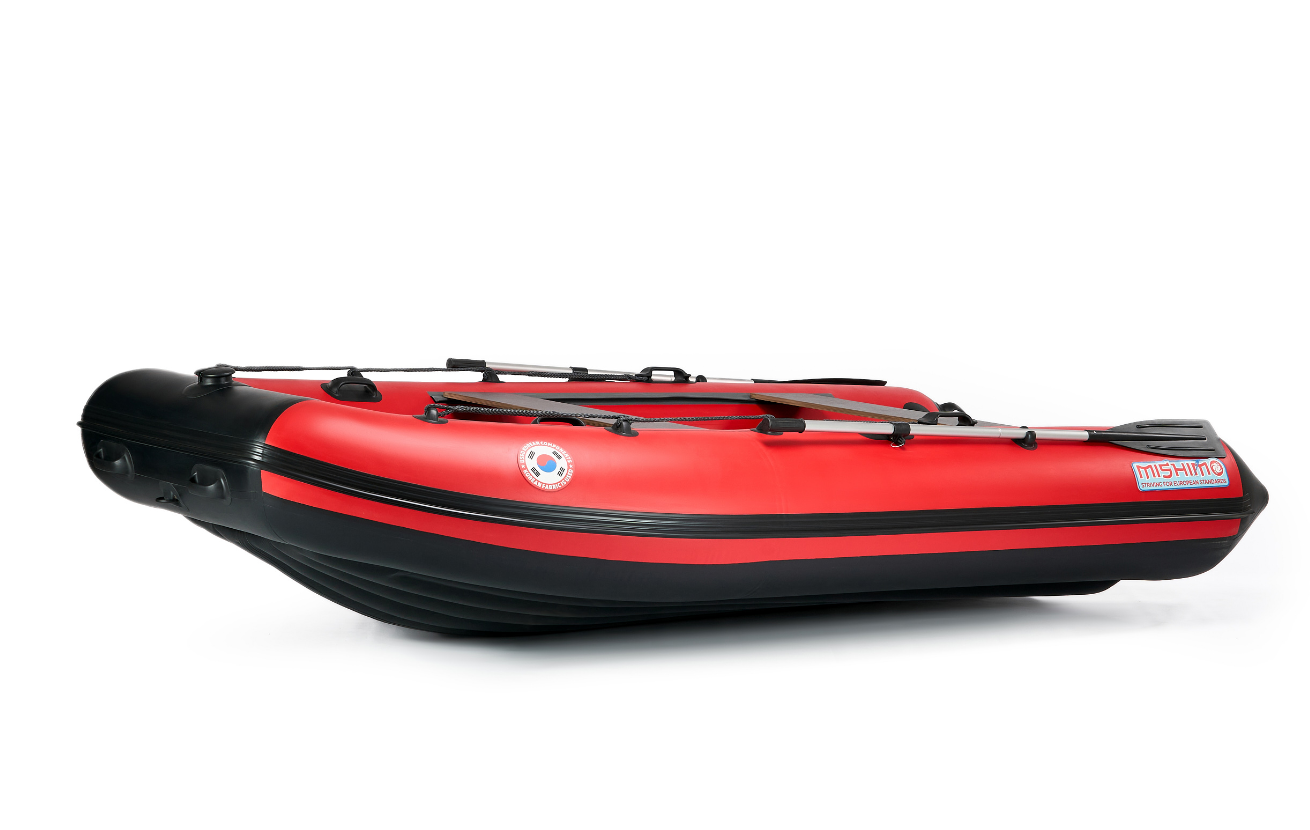 КОМПЛЕКТ ЛОДКА MISHIMO RAPID 380 + ЛОДОЧНЫЙ МОТОР MARLIN MP 9.9 (20) AMHS PROLINE FORCE в Нижнем Тагиле