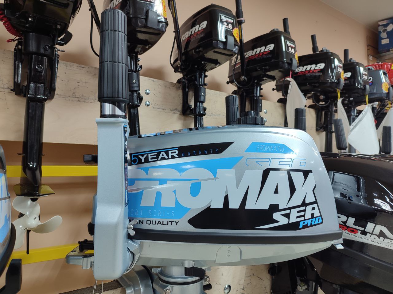 Лодочный мотор PROMAX SP5FHS (внешний бак 12 л) в Нижнем Тагиле