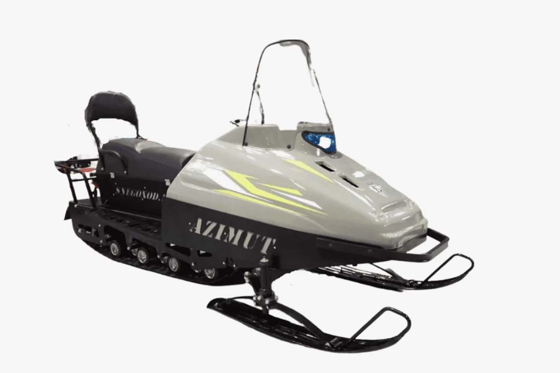 Миниснегоход Бурлак Азимут 20 л.с. , эл.запуск, реверс, тормоз гидравл, капот серый в Нижнем Тагиле