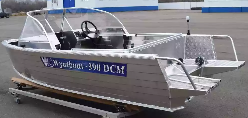 Алюминиевая лодка Wyatboat-390 DCM Увеличенный борт в Нижнем Тагиле