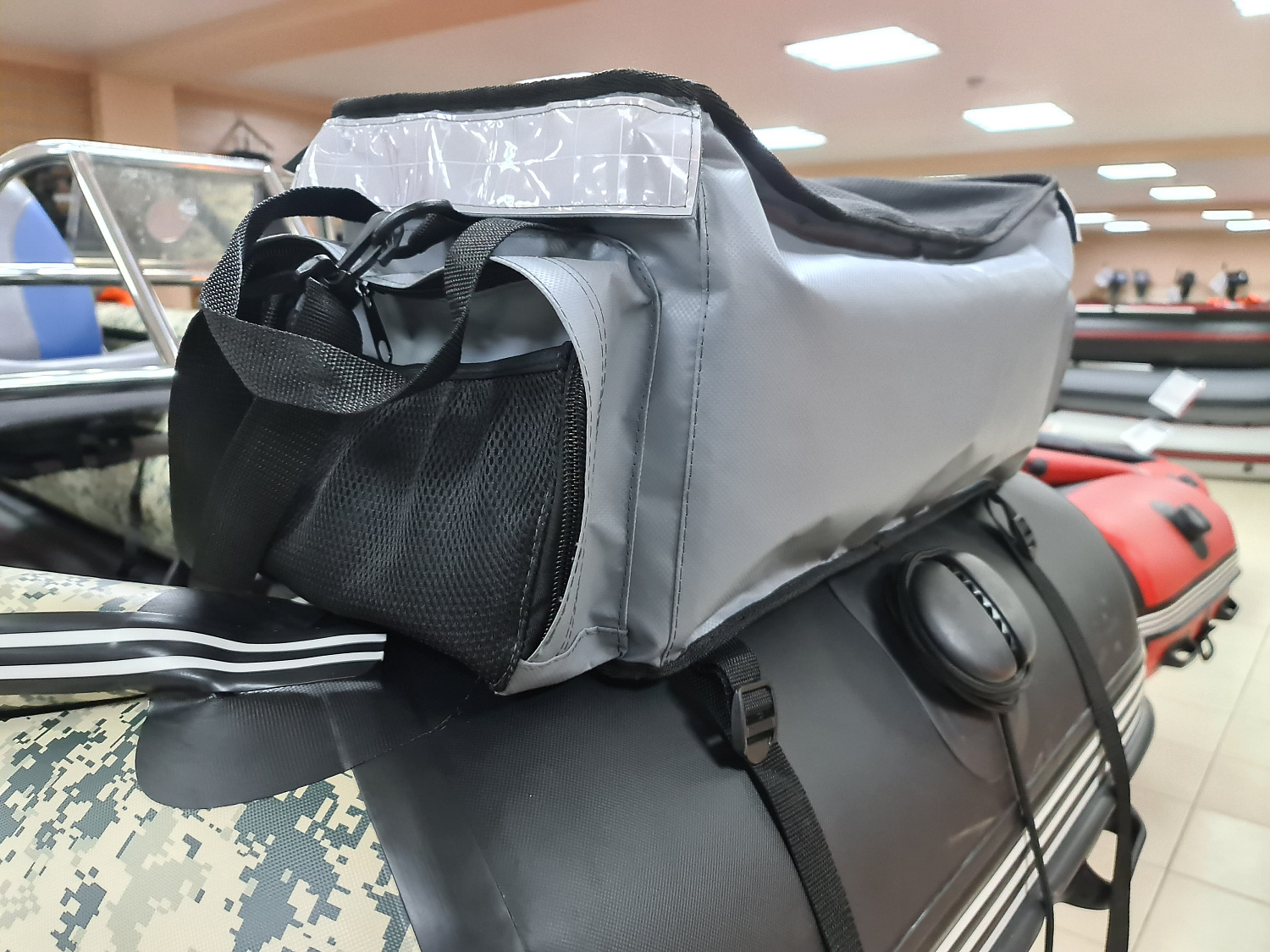 СУМКА ЛЮКС НА БАЛЛОН ДЛЯ ЛОДОК ПВХ 50Х25Х25 СМ в Нижнем Тагиле