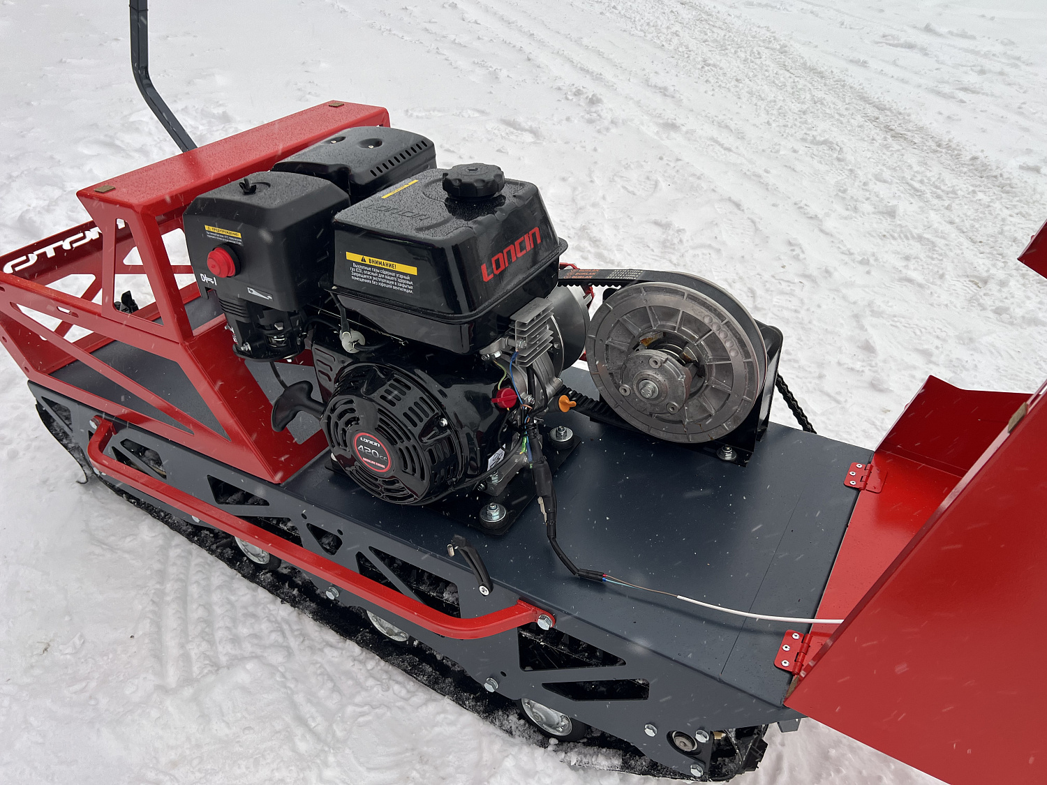 Мотобуксировщик EX-MOTO SNOWDOG S500 15л.с в Нижнем Тагиле