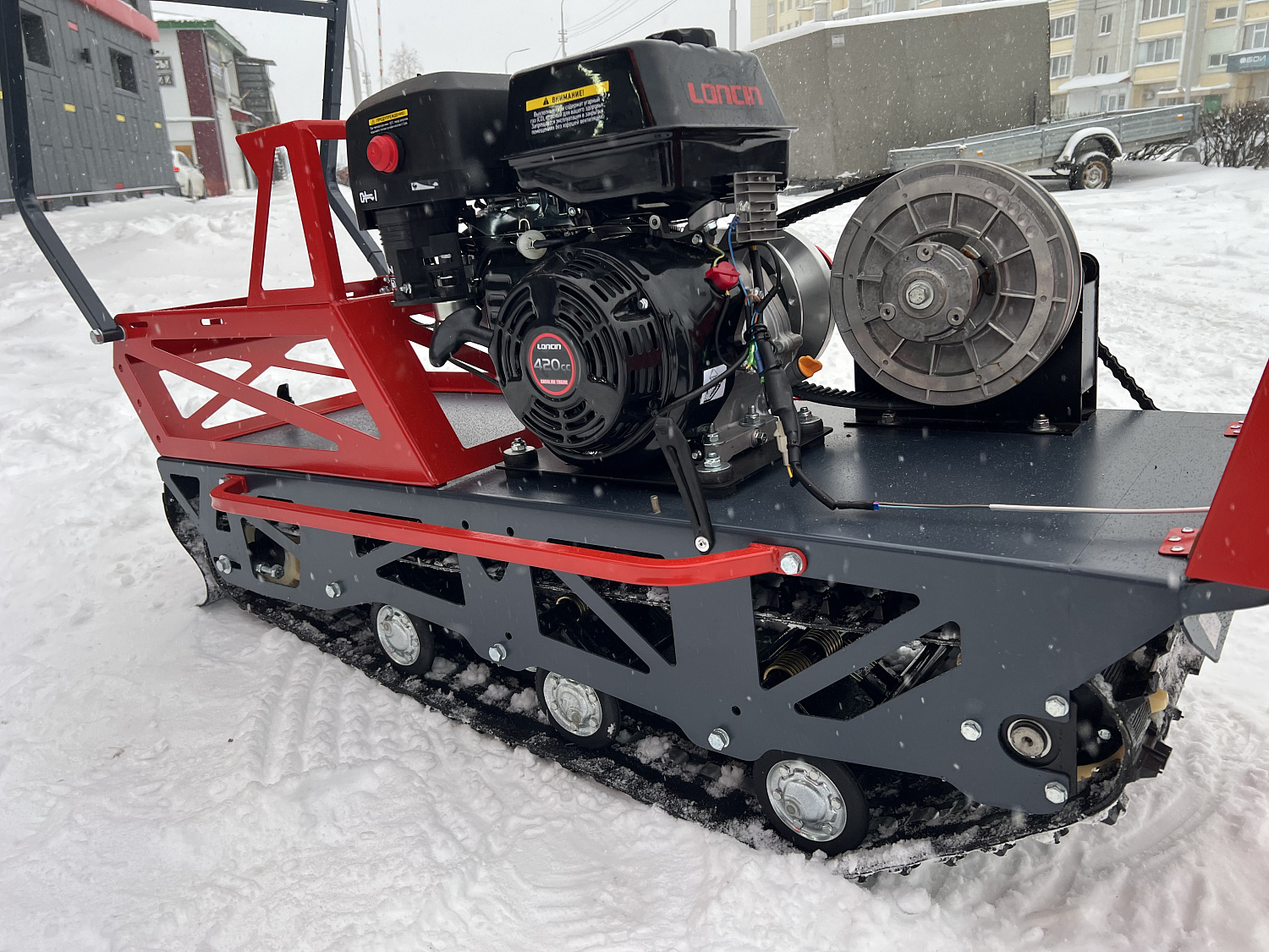 Мотобуксировщик EX-MOTO SNOWDOG S500 15л.с в Нижнем Тагиле