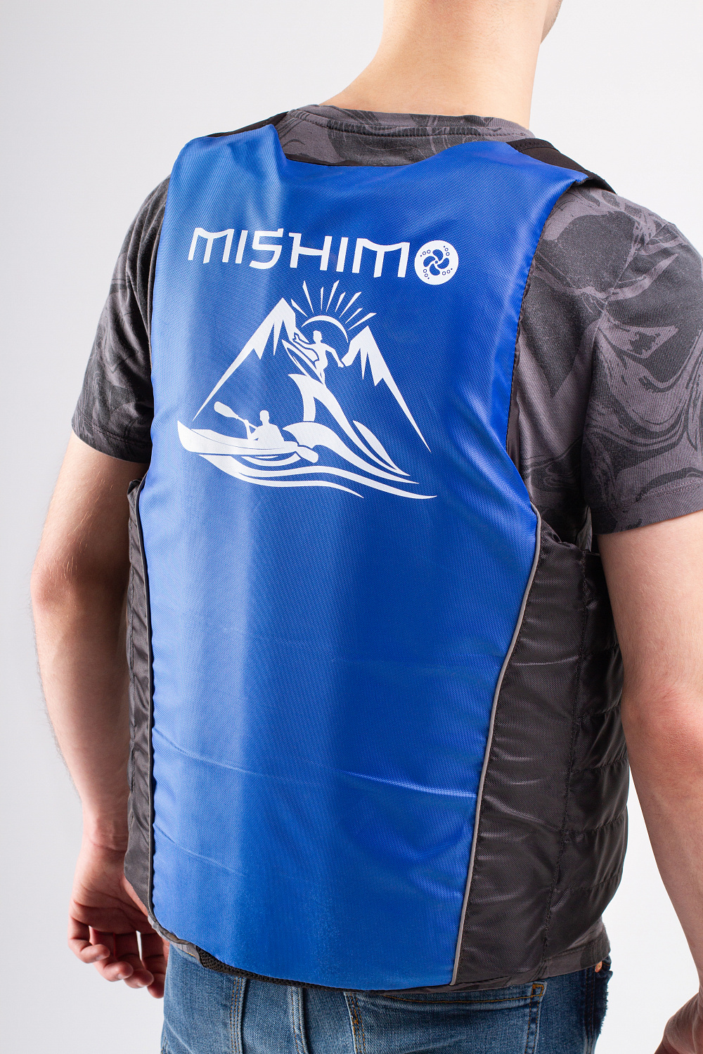 Жилет спасательный MISHIMO PRO Премиум качества Черно-синий в Нижнем Тагиле